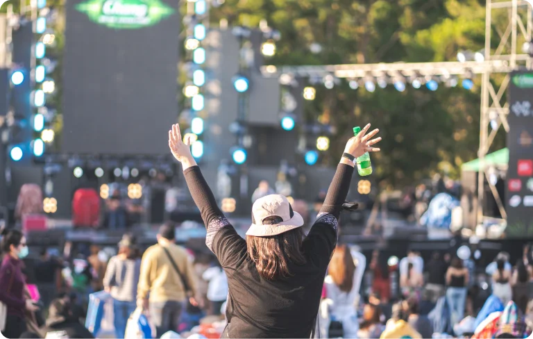 ファンコミュニティの画面