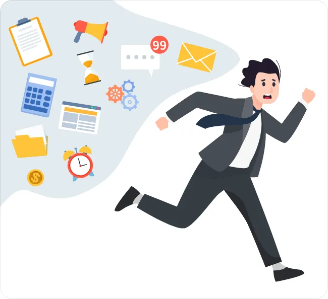 忙しくて運営にさける時間がない