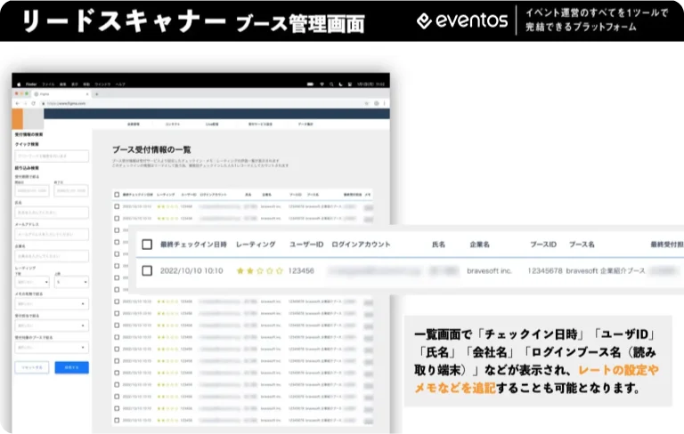 リード獲得効率化の画面